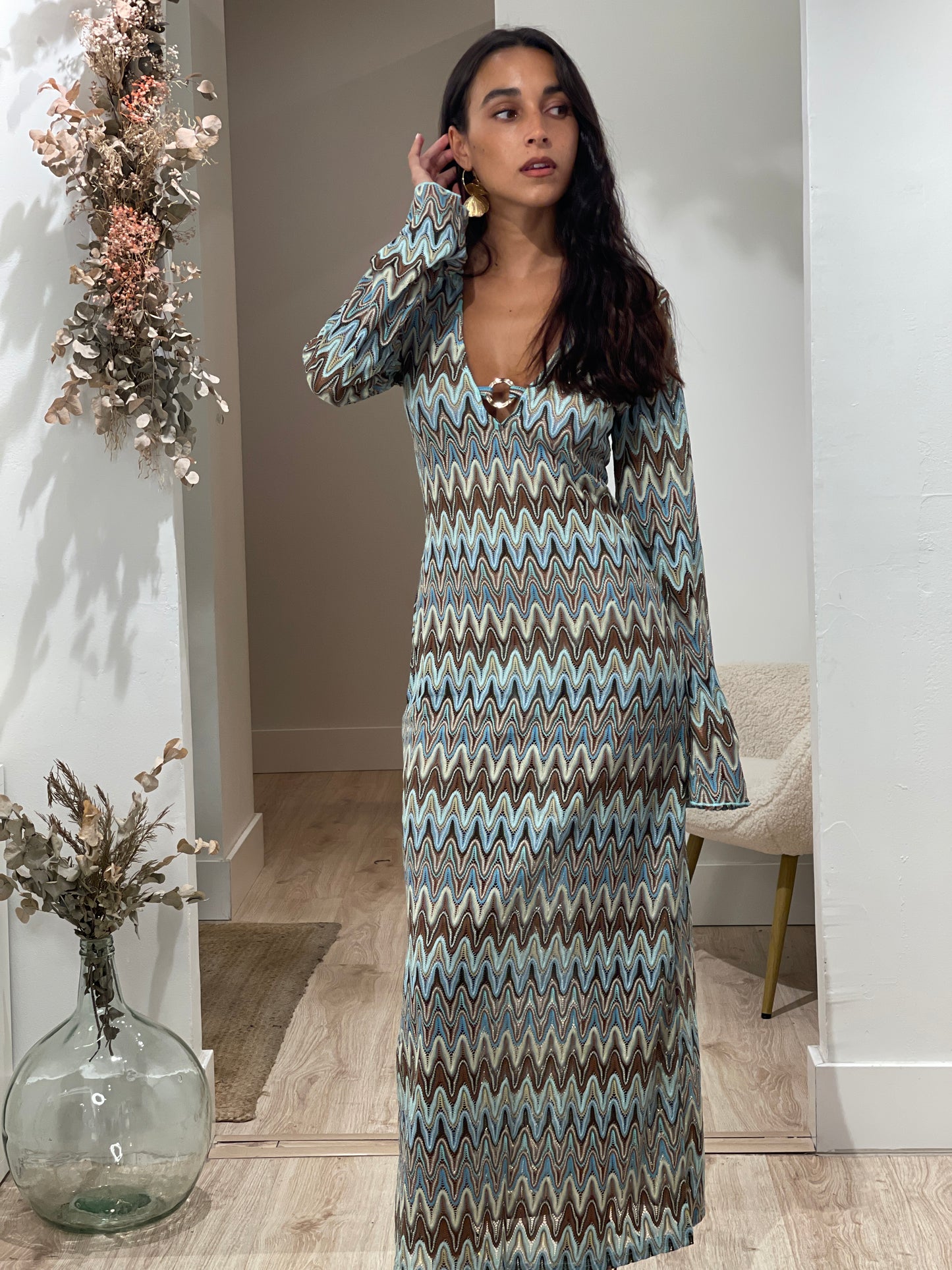VESTIDO KAMPALA BLUE