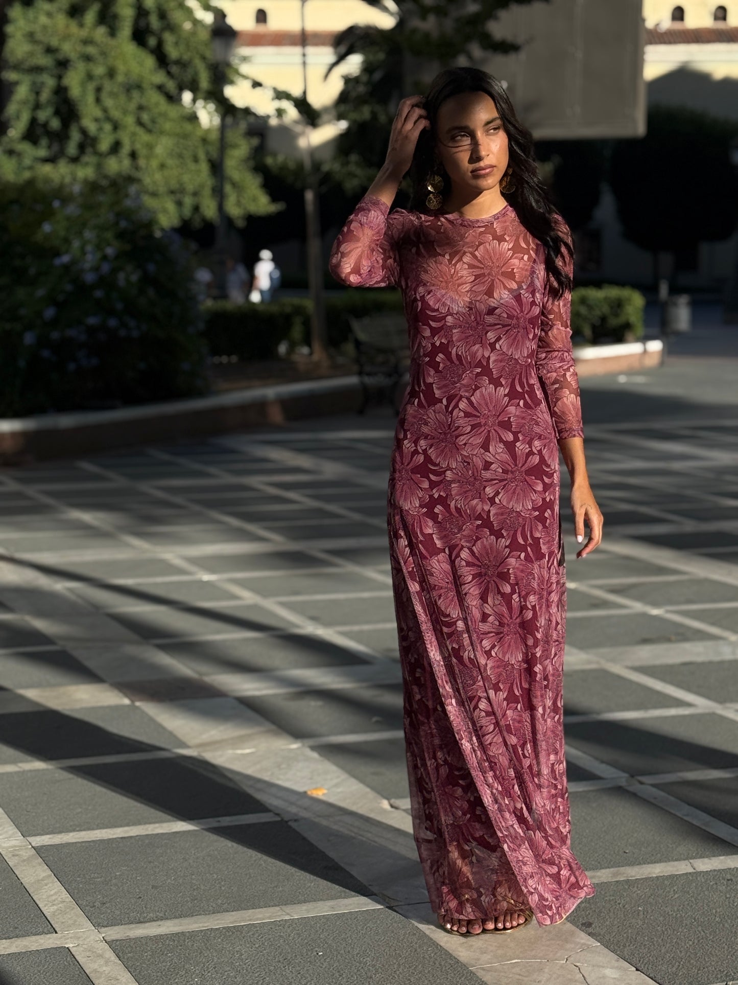 VESTIDO FLORES BUGANVILLA