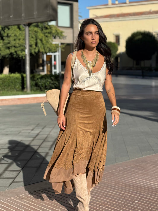 LENCERA ENCAJE BEIGE