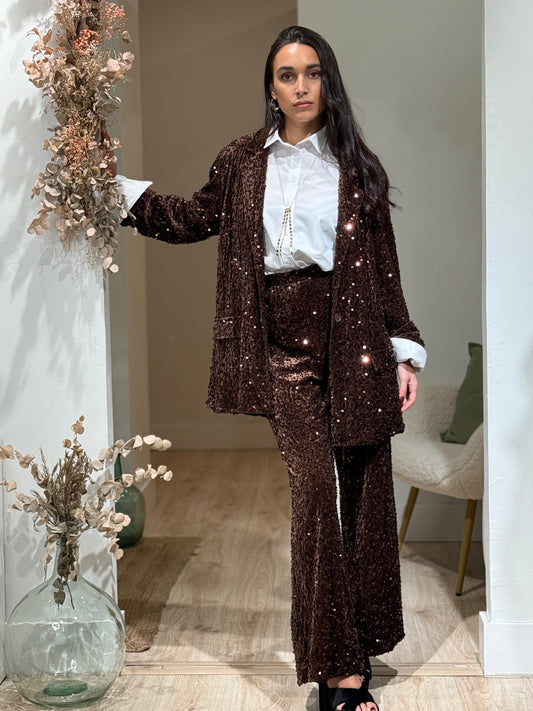 PANTALON TERCIOPELO PAILLET BROWN