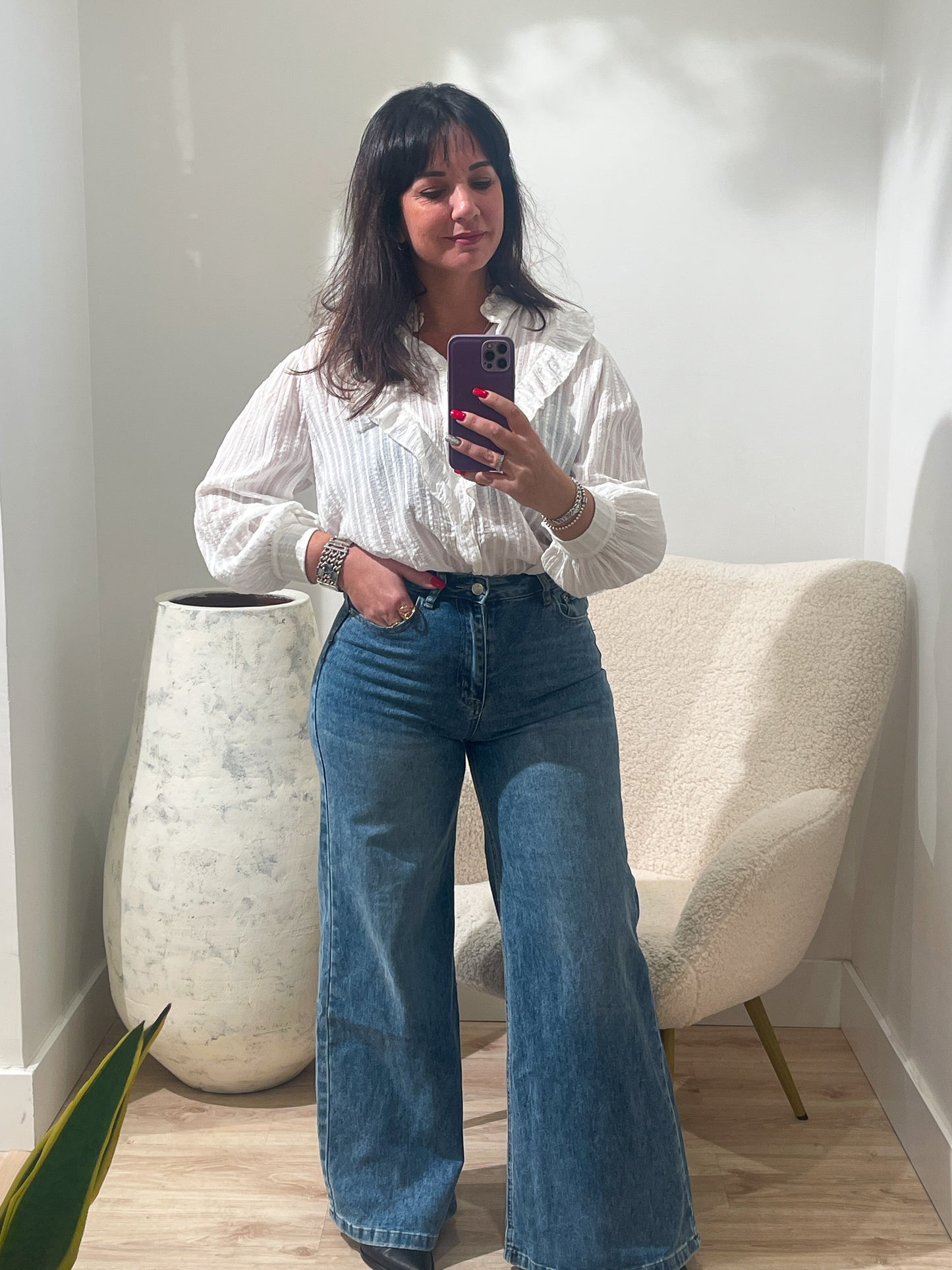 CAMISA ANTONELLA WHITE