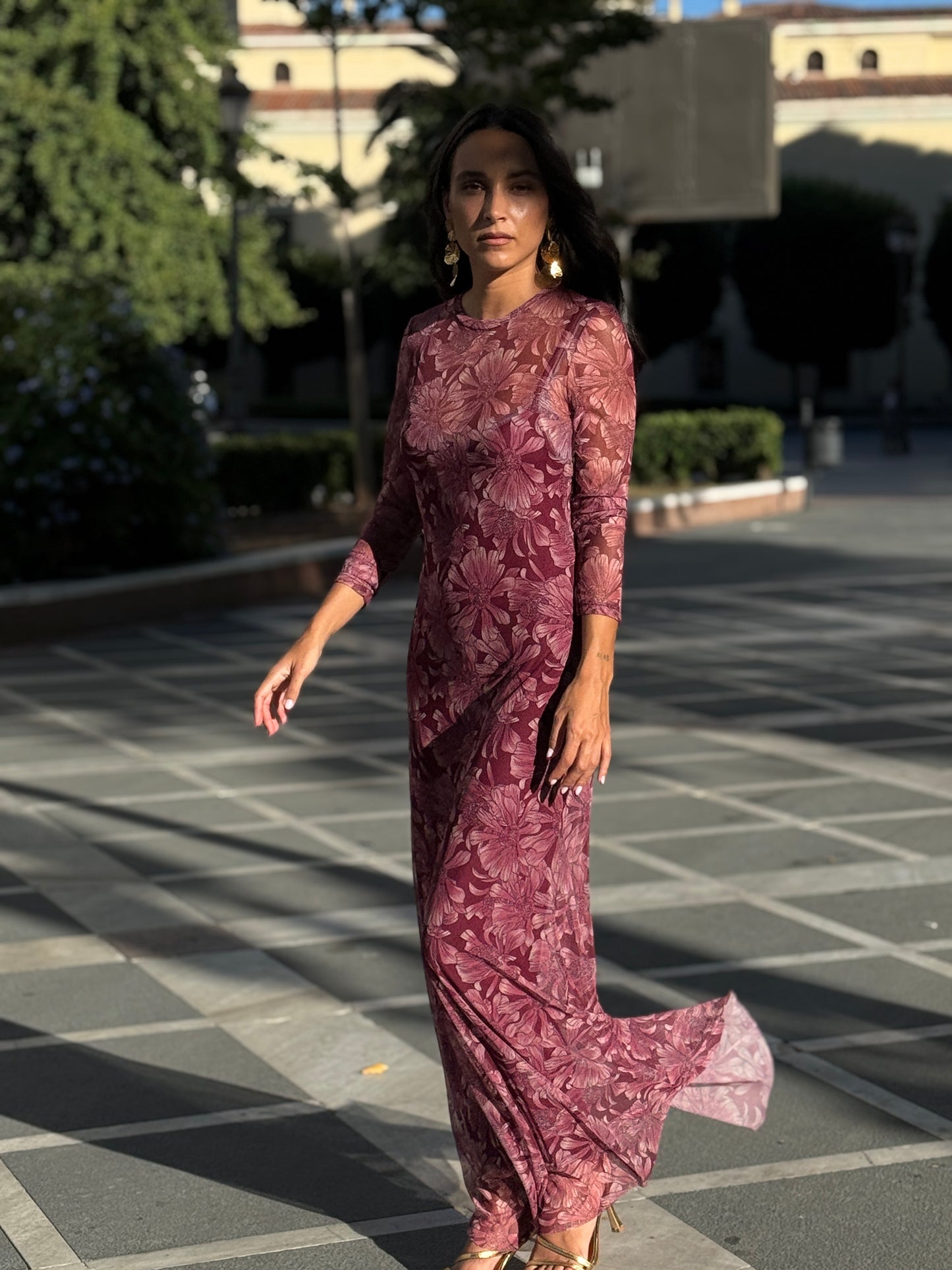 VESTIDO FLORES BUGANVILLA