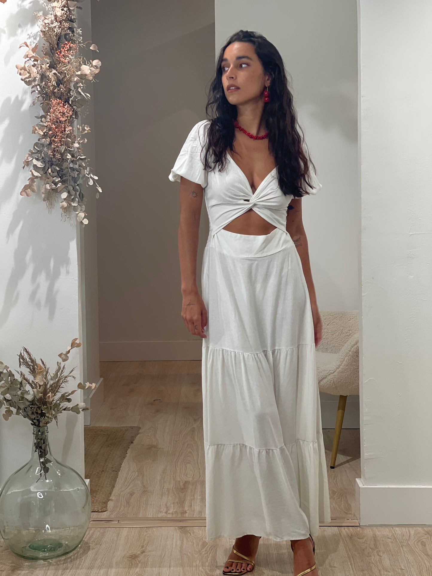 VESTIDO SALAMINA BEIGE