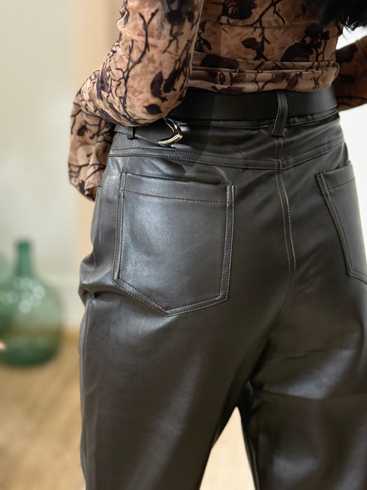 PANTALON POLIPIEL BROWN
