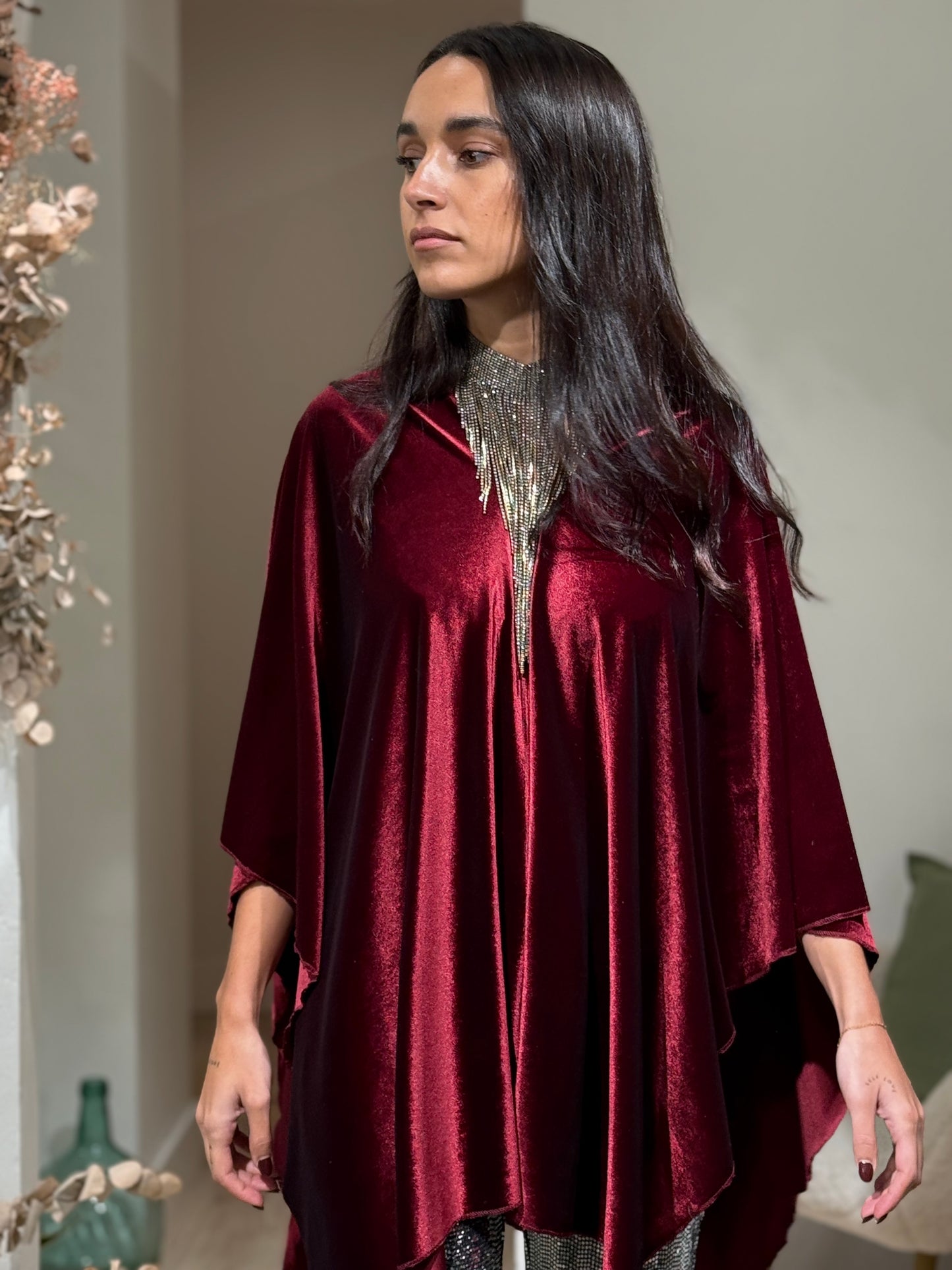 CAPA TERCIOPELO BURDEOS