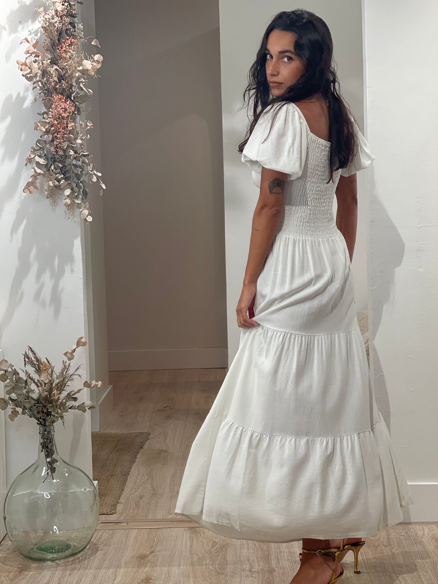 VESTIDO SALAMINA BEIGE