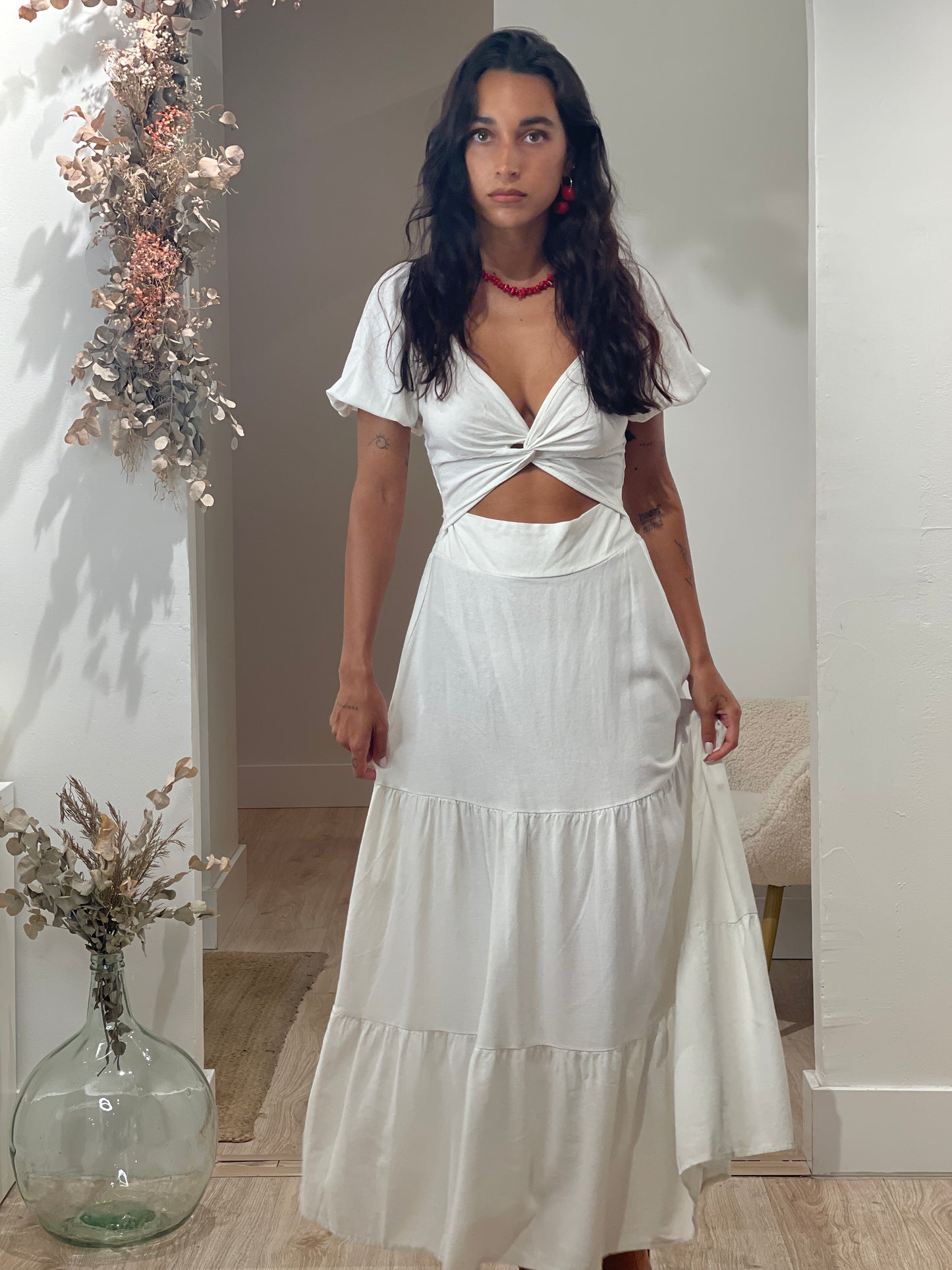VESTIDO SALAMINA BEIGE