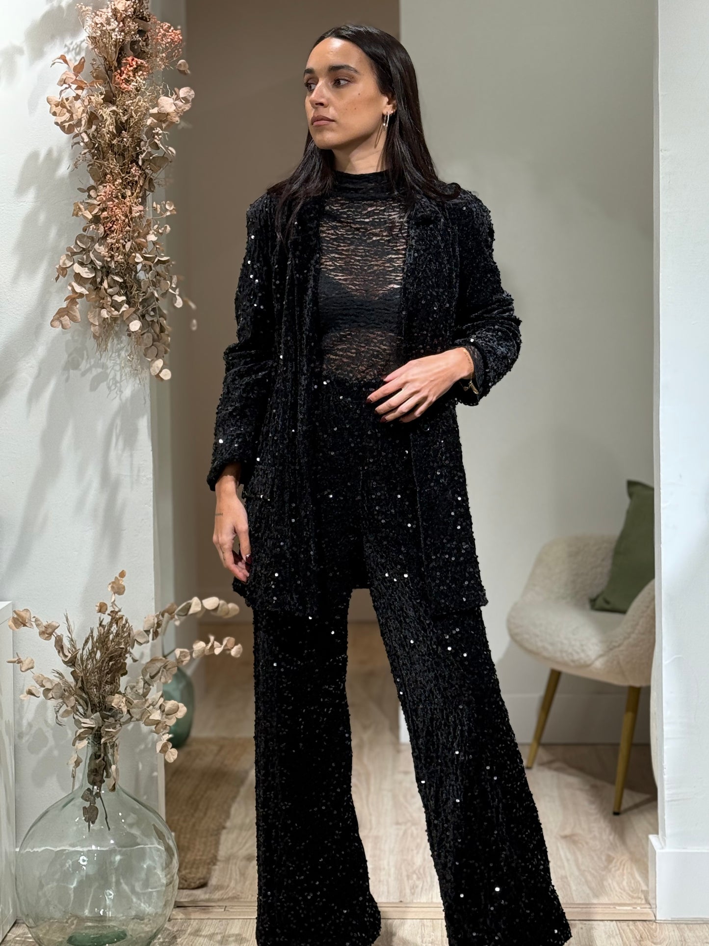 PANTALON TERCIOPELO BLACK