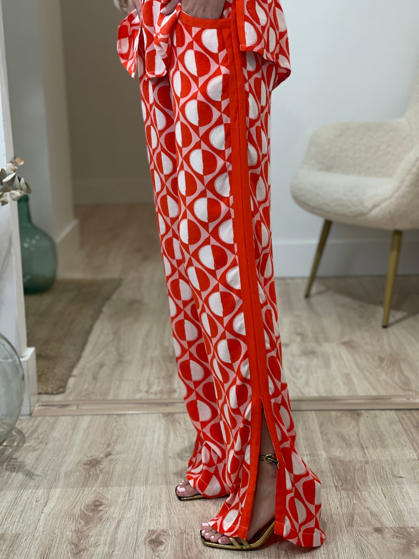 PANTALON ESTAMPADO GEOMETRICO