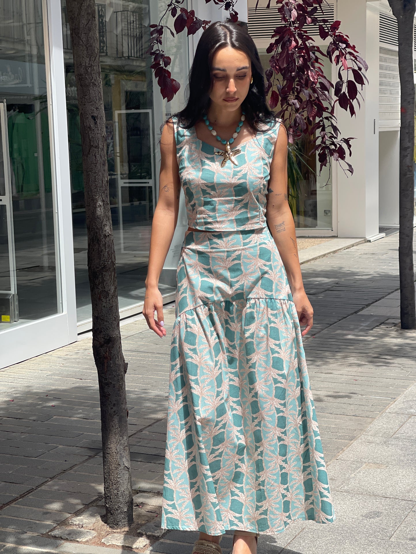 FALDA PALM BLUE