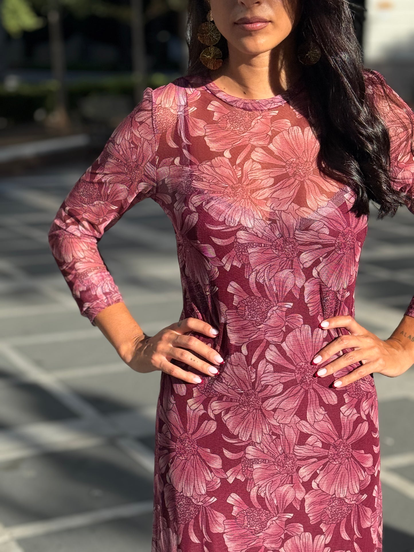 VESTIDO FLORES BUGANVILLA