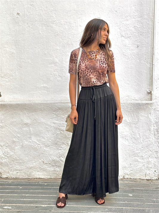 PANTALON SATEN BLACK