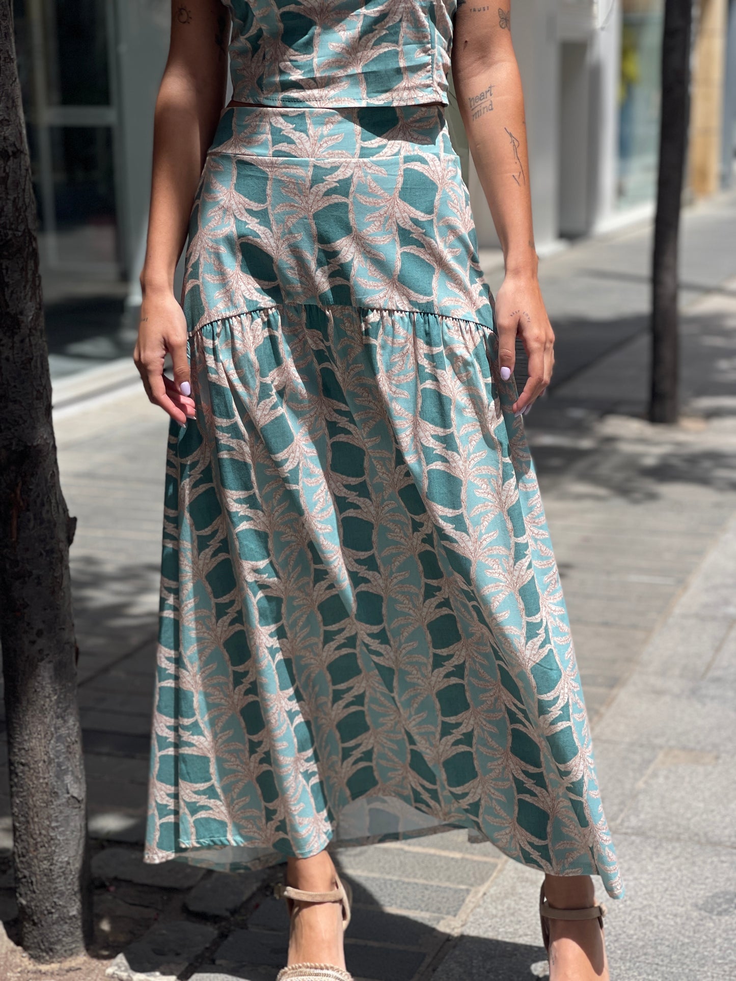 FALDA PALM BLUE