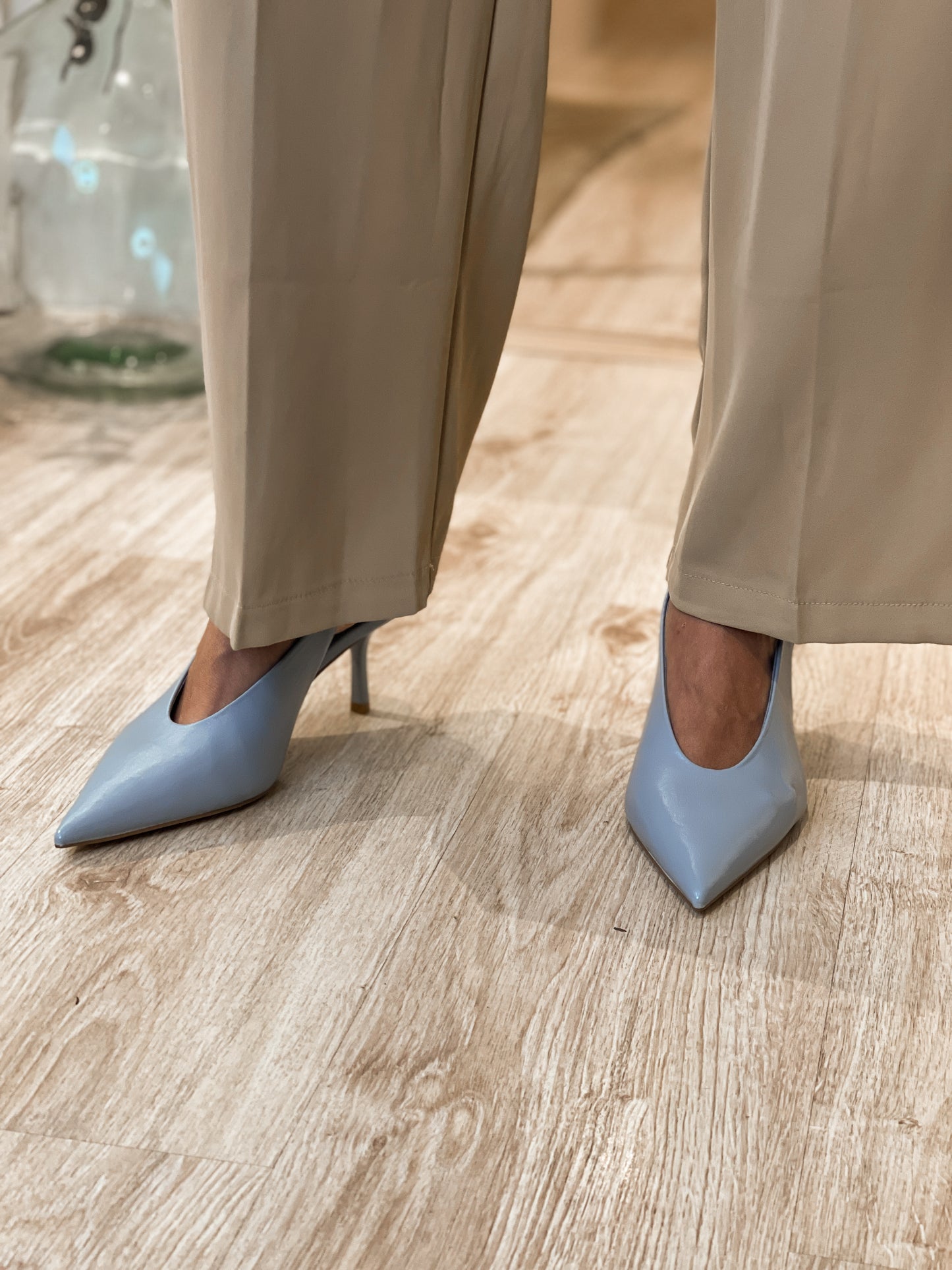 ZAPATO CELESTE