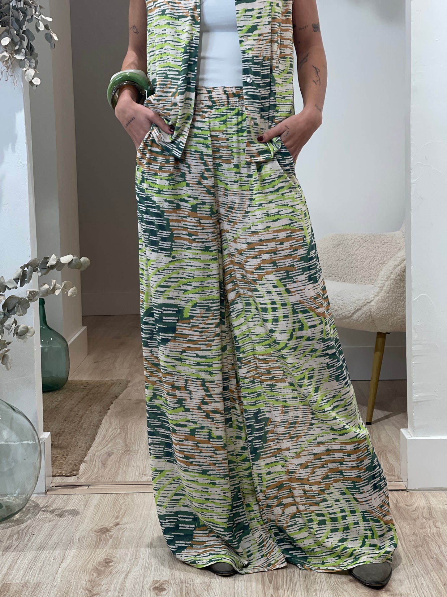 PANTALON ORBU GREEN