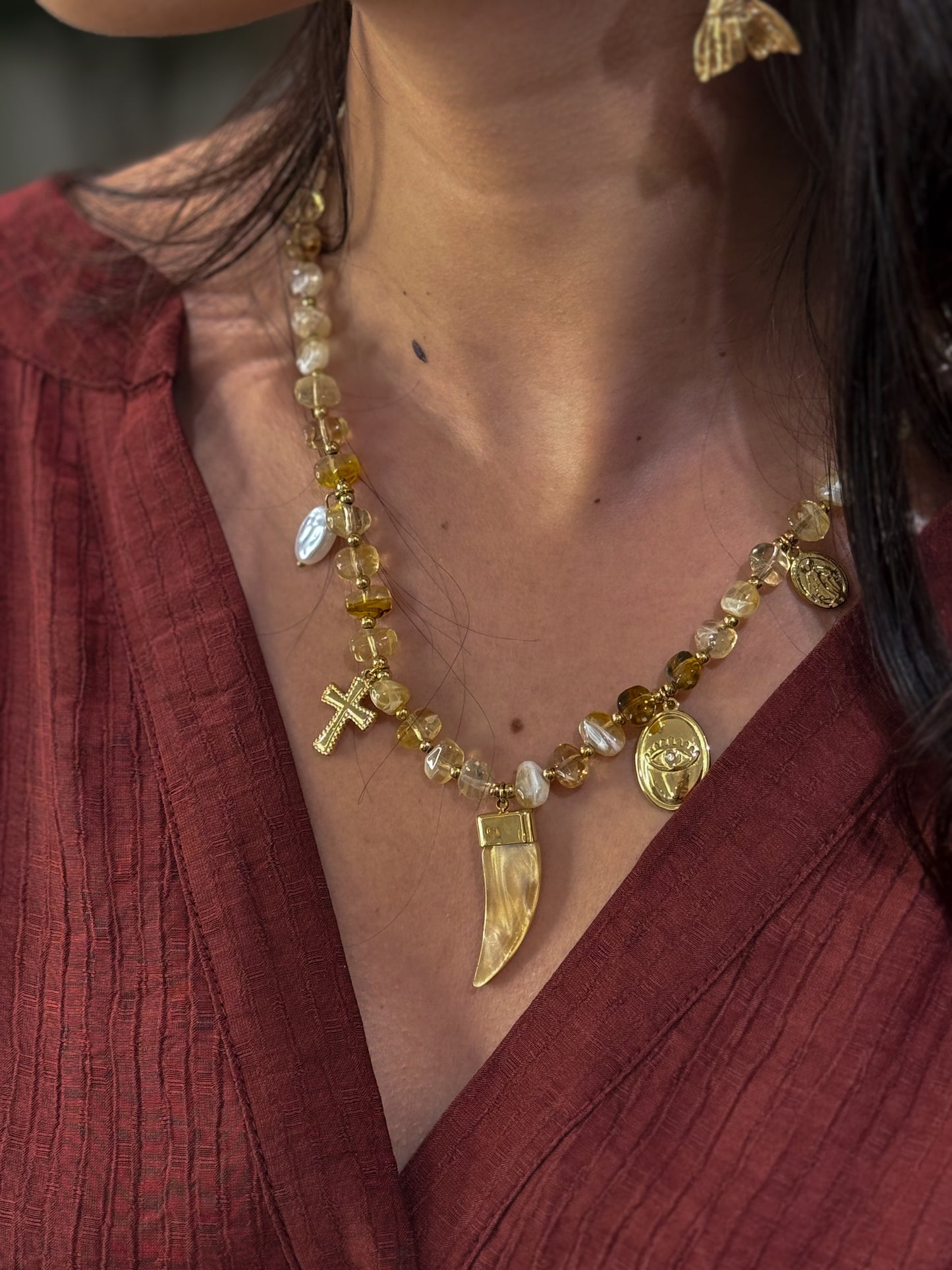 COLLAR ABALORIOS
