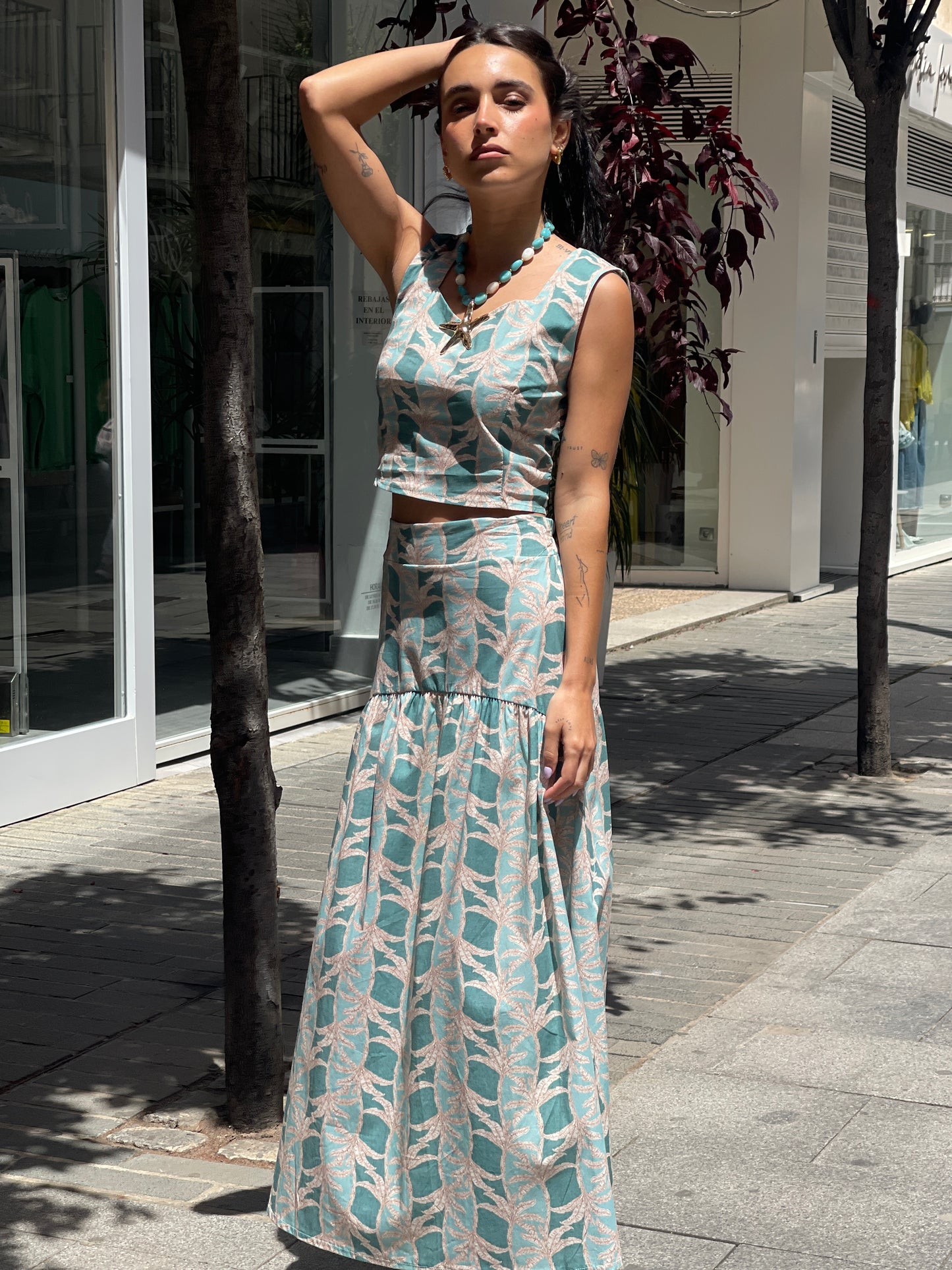 FALDA PALM BLUE