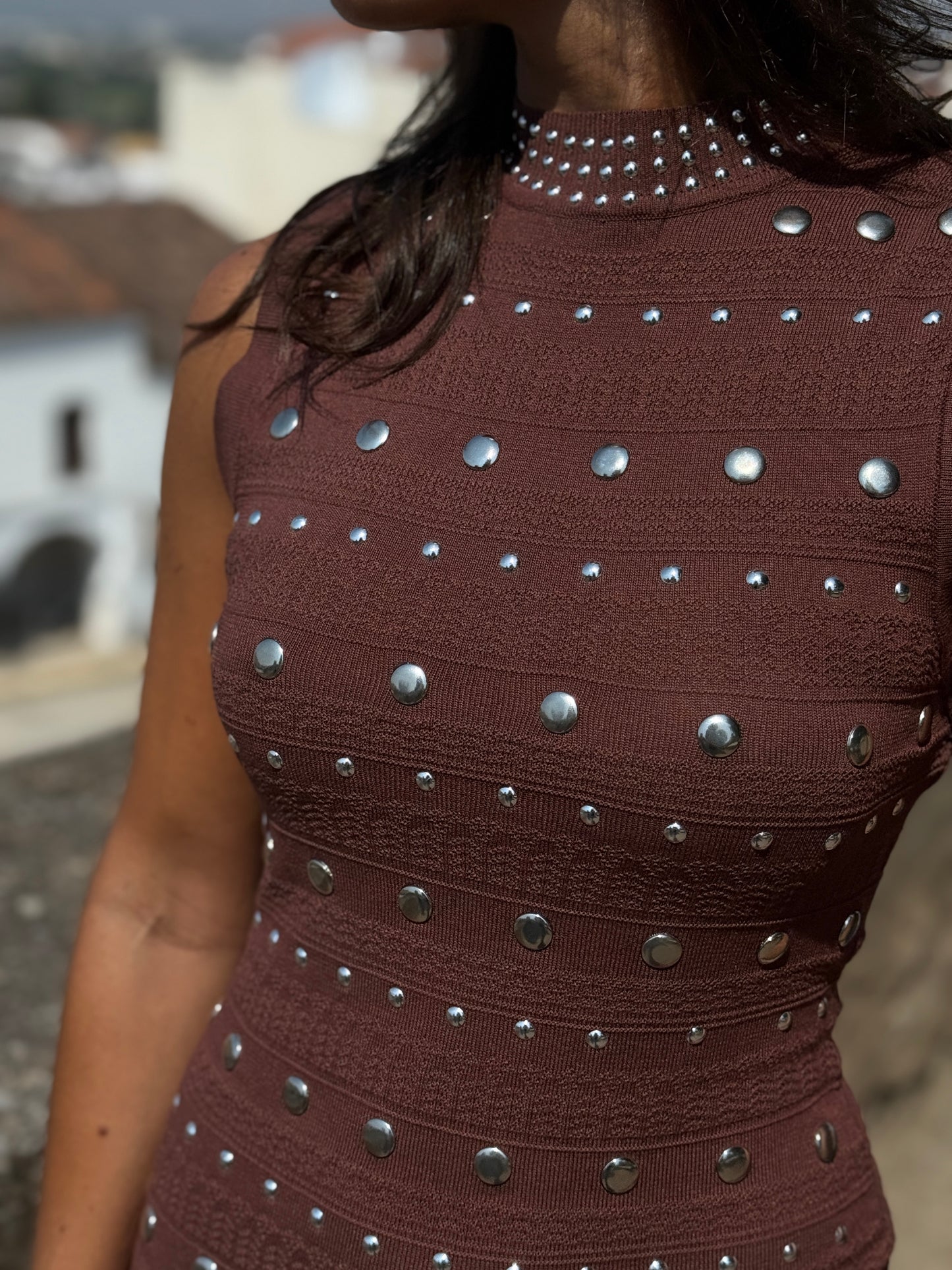VESTIDO SAORI BROWN