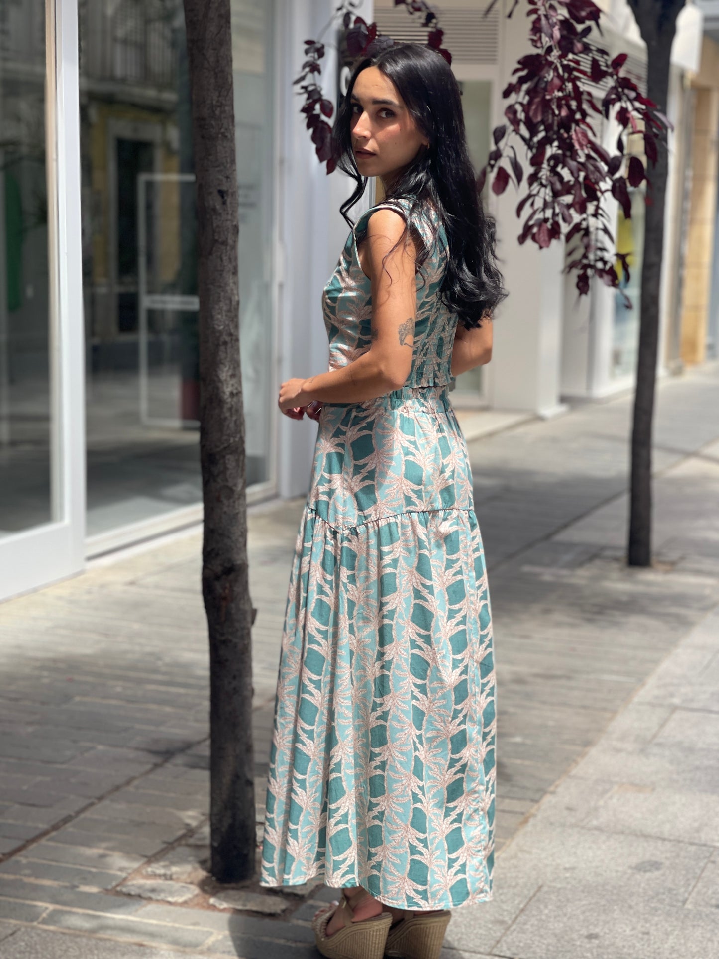 FALDA PALM BLUE
