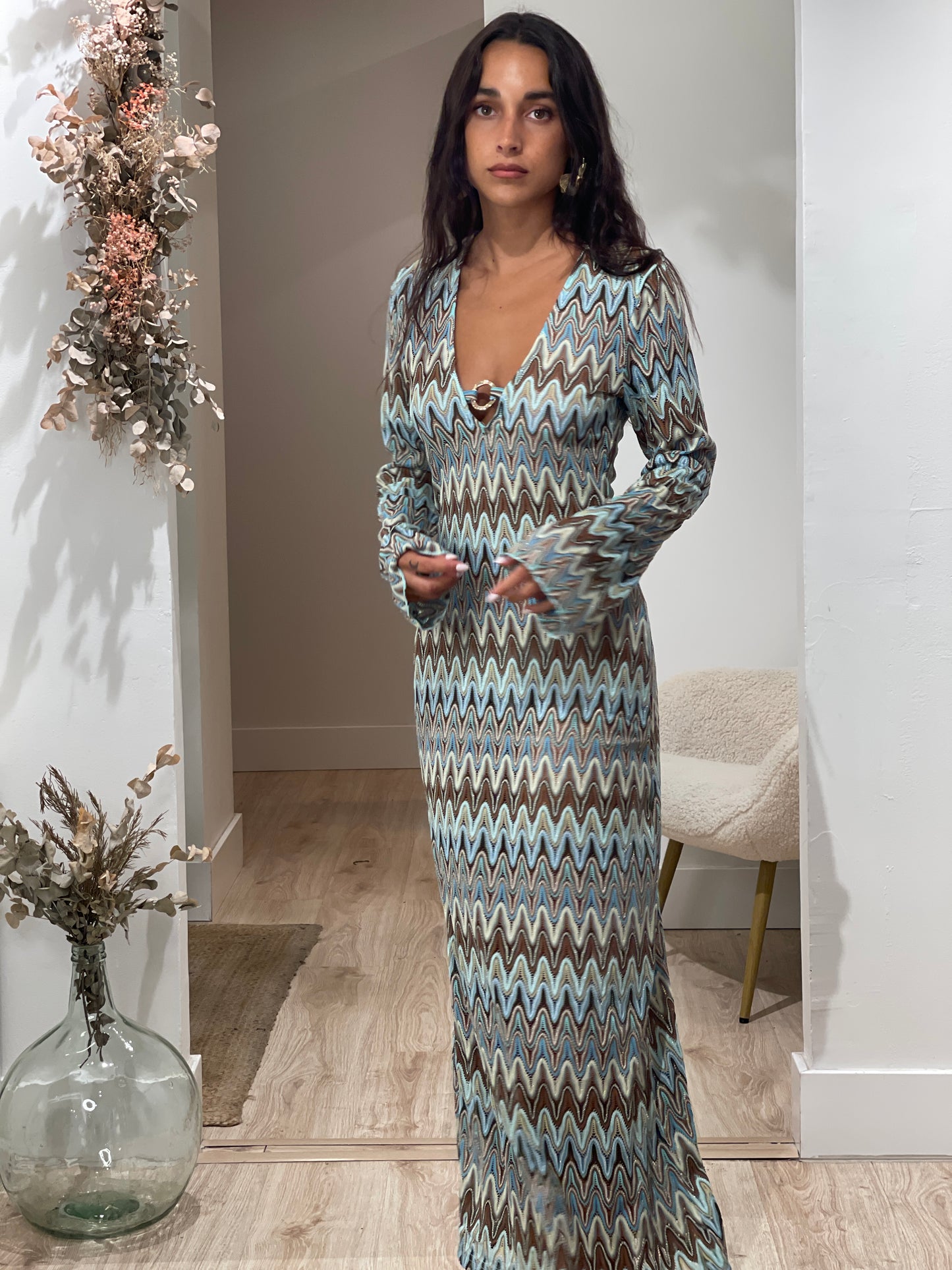 VESTIDO KAMPALA BLUE