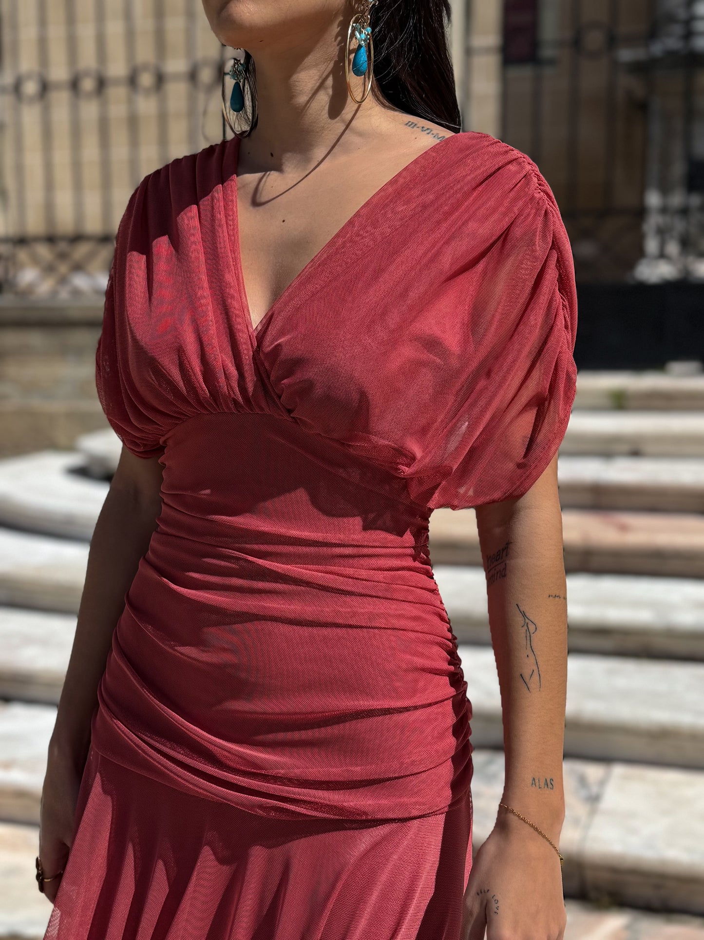 VESTIDO CHIARA TERRACOTA