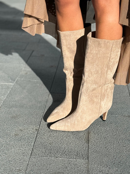 BOTAS ALYSON BEIGE