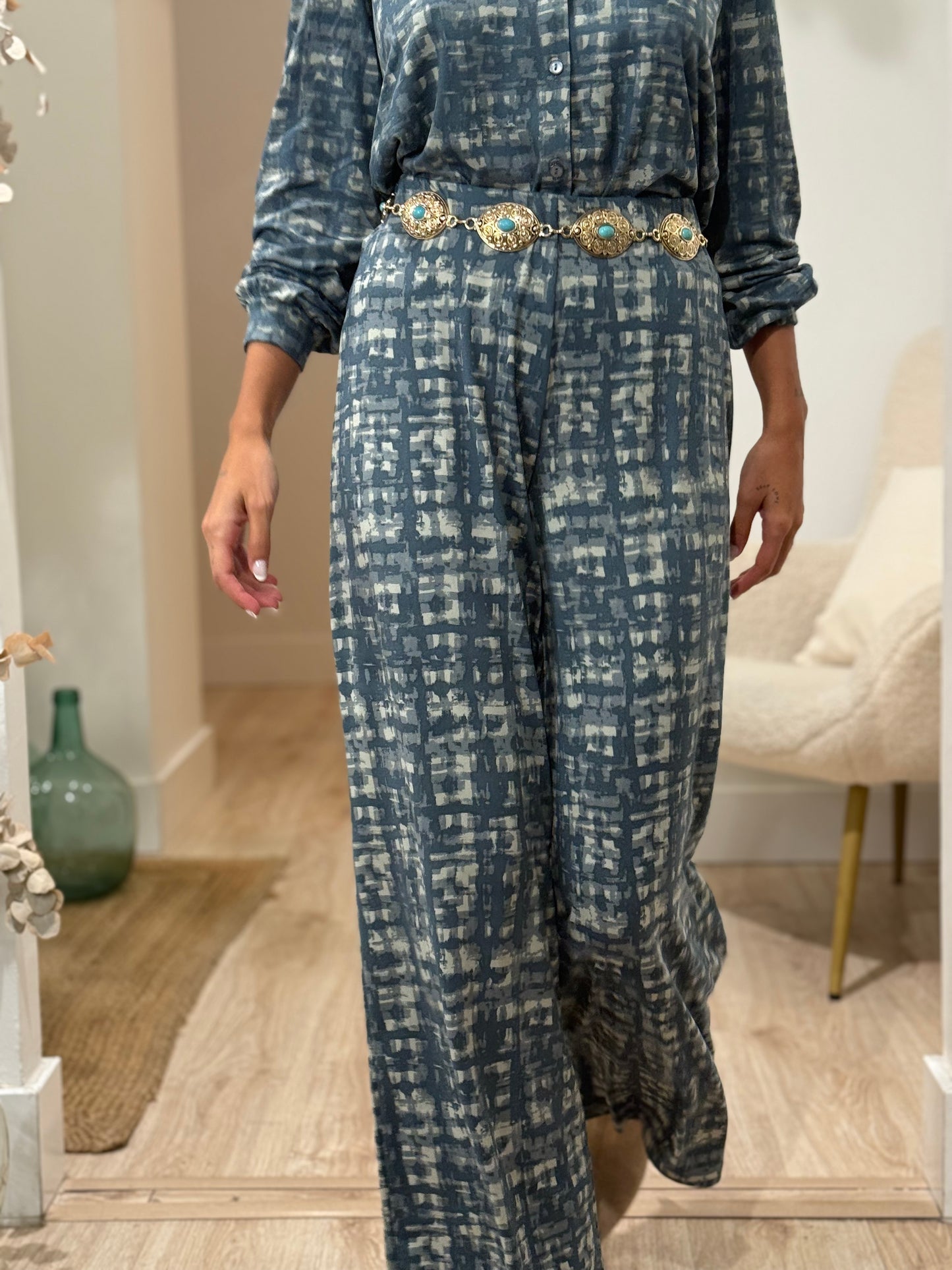 PANTALON OMER BLUE
