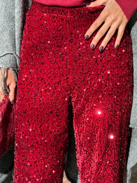 PANTALON TERCIOPELO PAILLETES