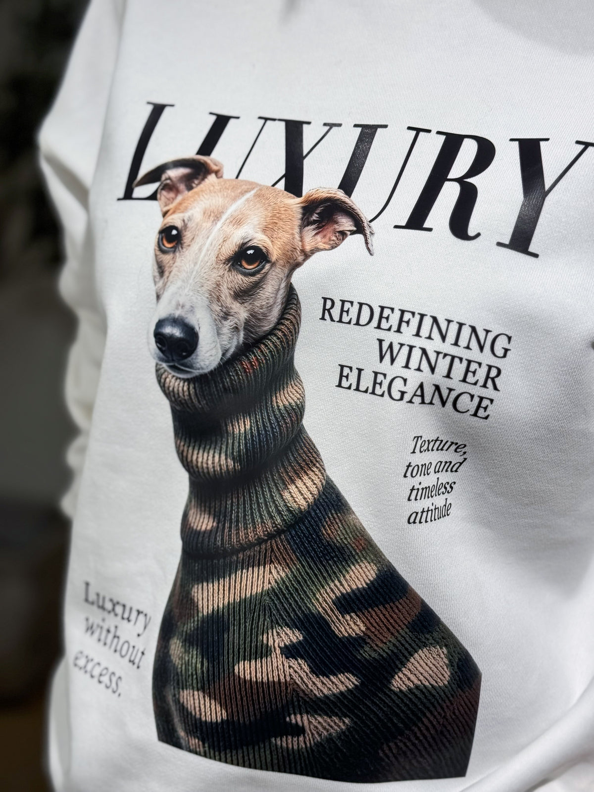 SUDADERA LUXURY DOG