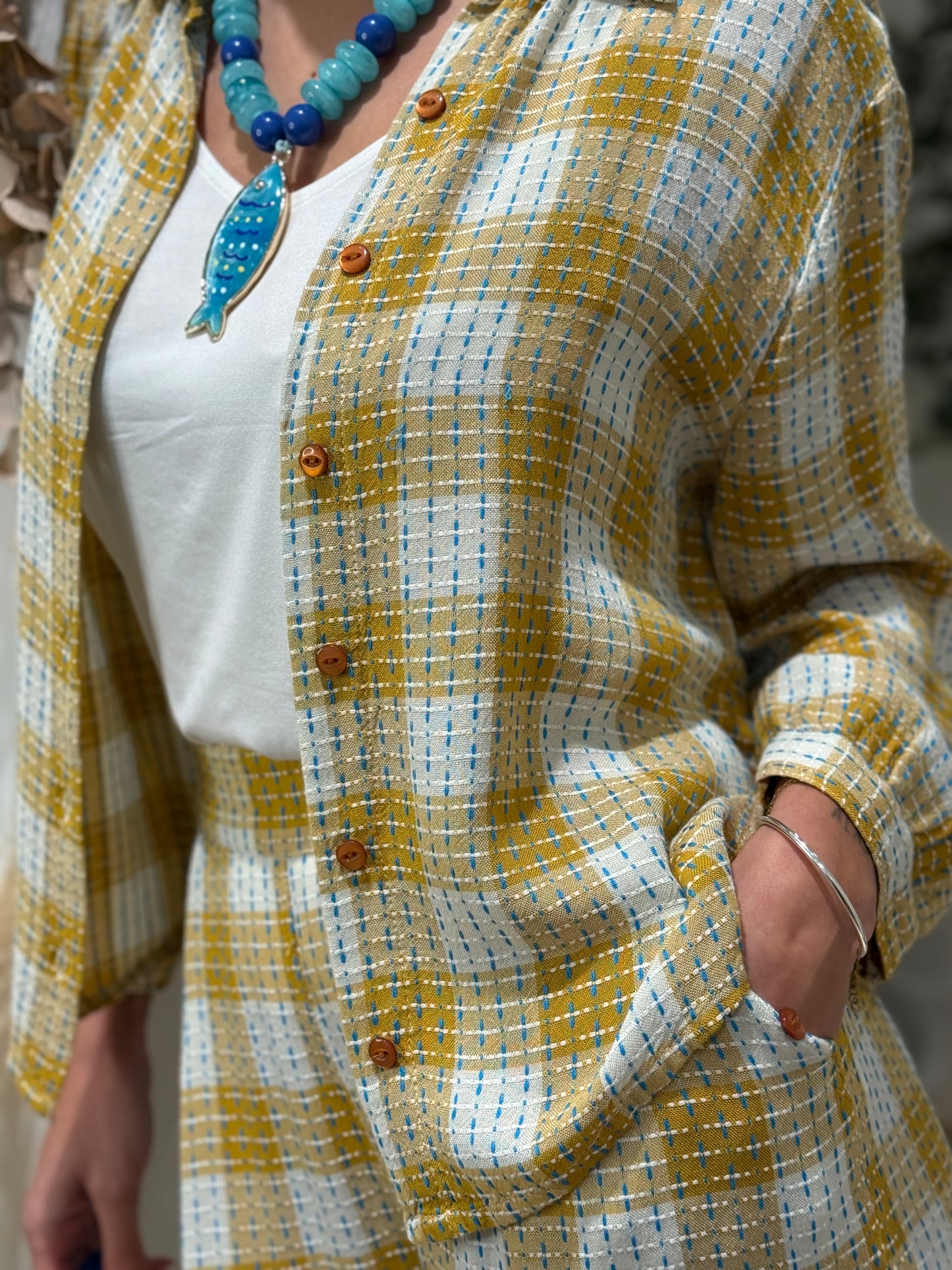 CAMISA SQUARE YELLOW