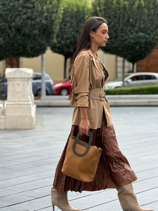 BOLSO NAPOLES CAMEL