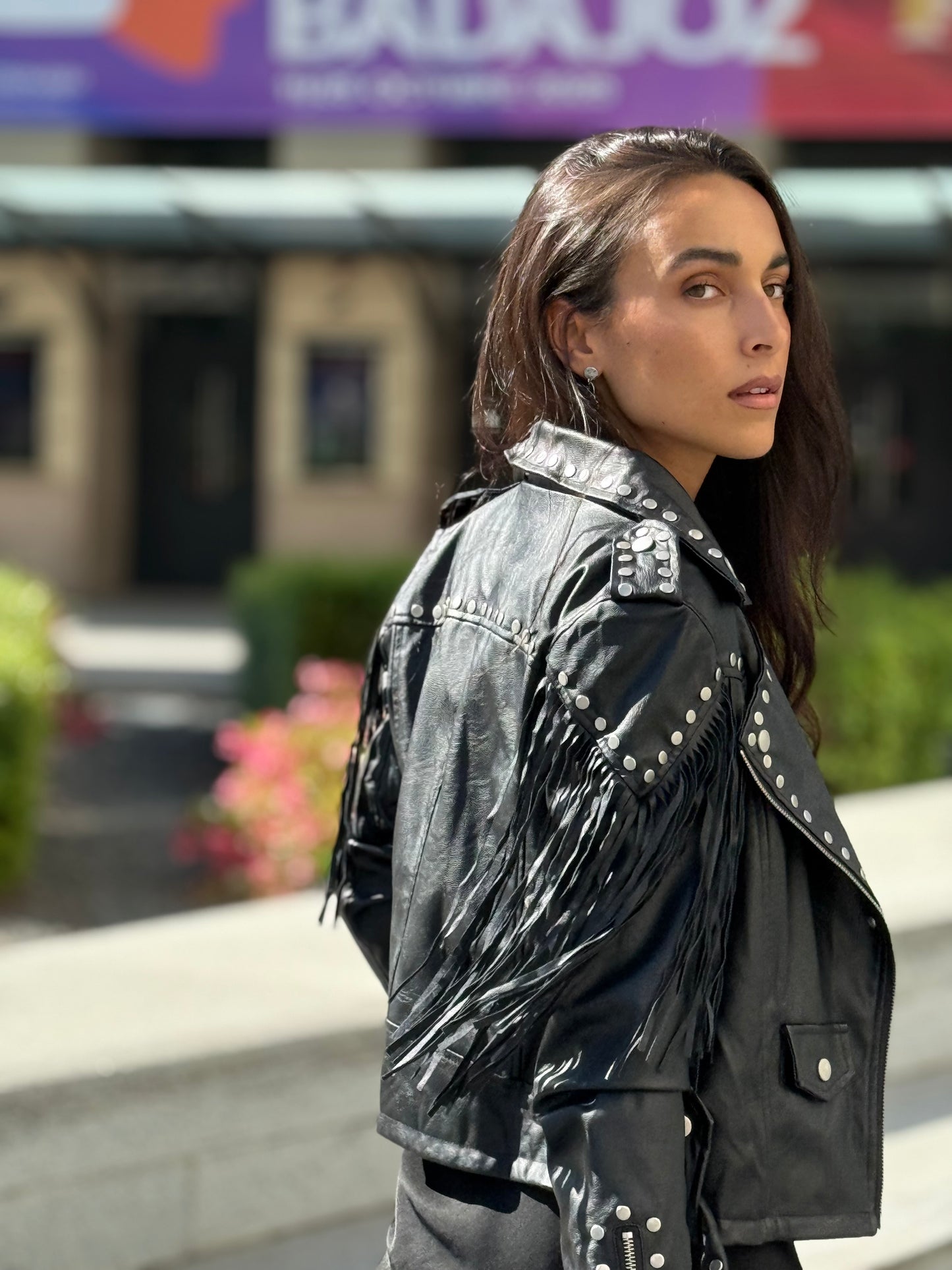 BIKER TACHAS BLACK