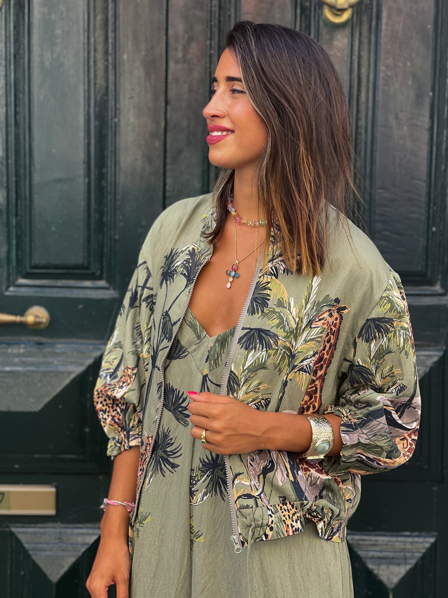 BOMBER SAFARI GREEN
