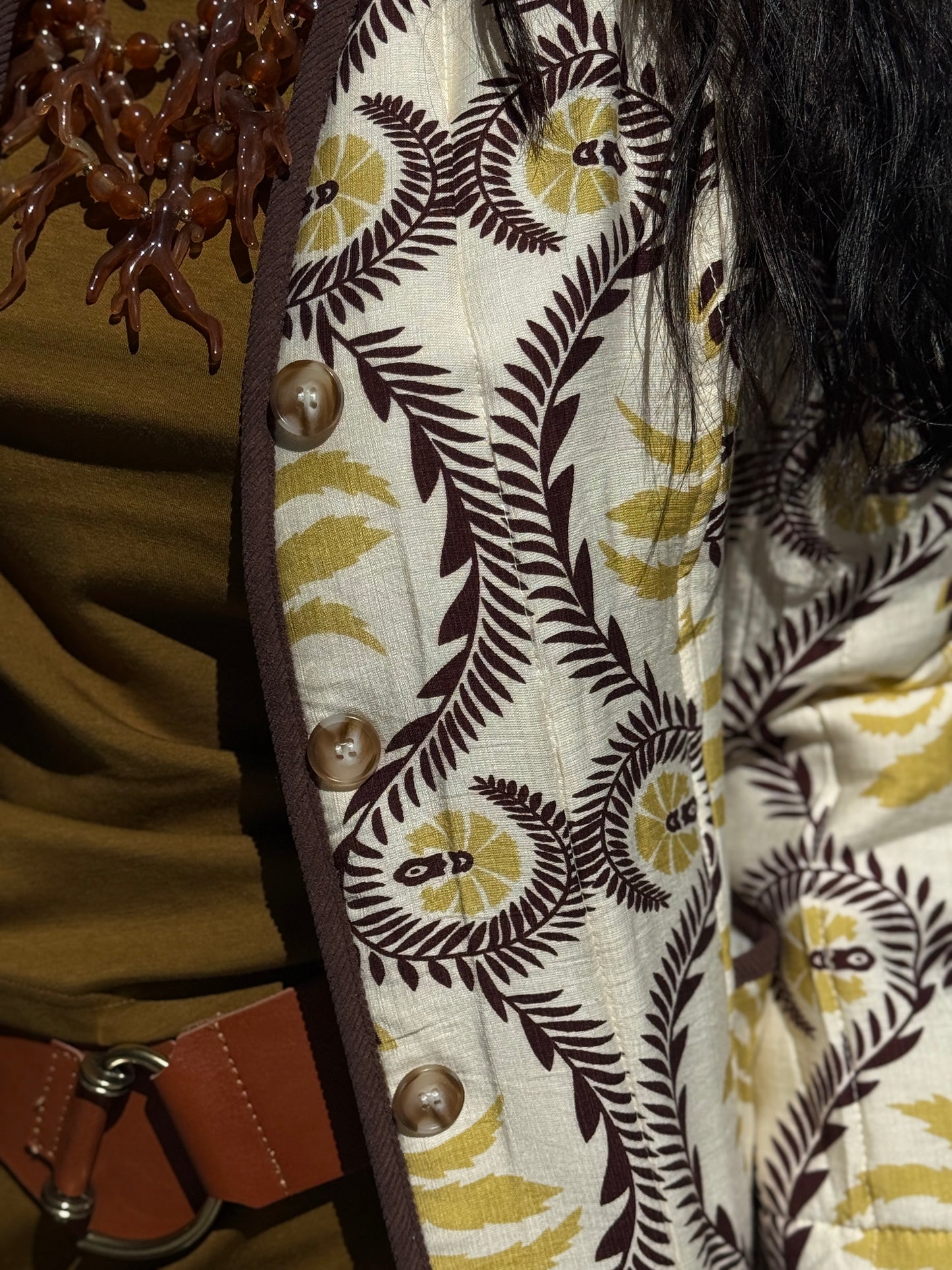 CHAQUETA ESTAMPADA