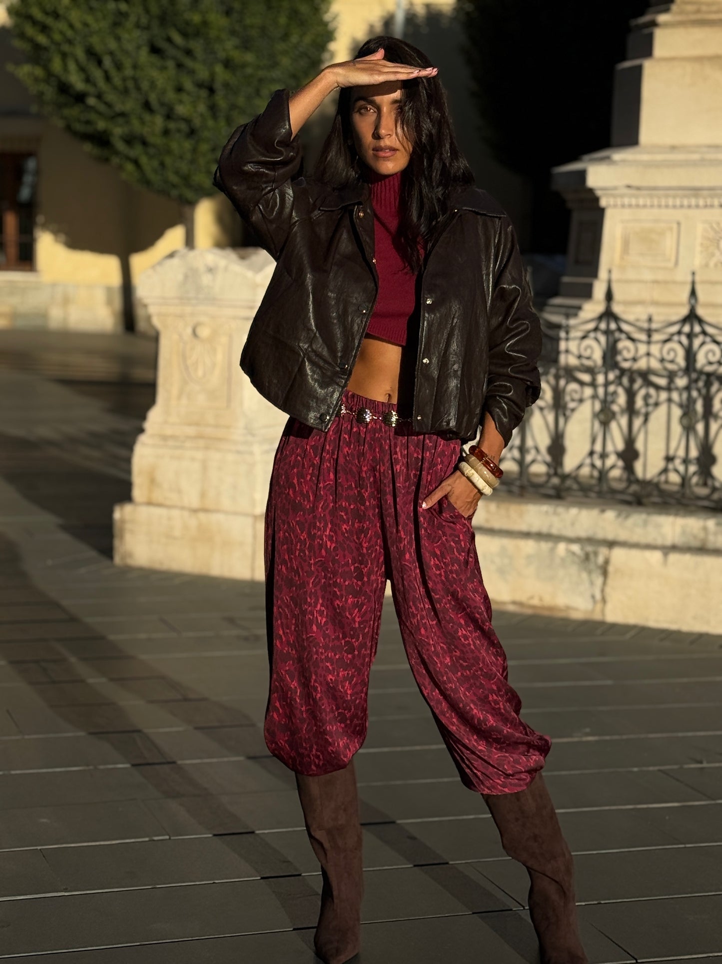 PANTALON SATINADO PRINT