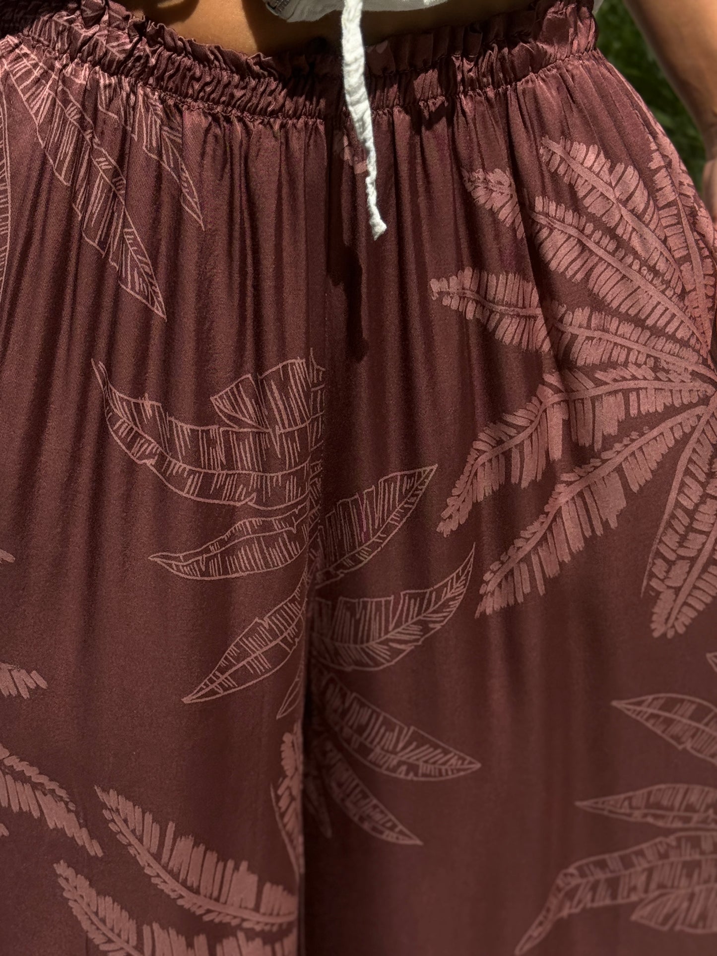PANTALON SATINADO PALMERAS