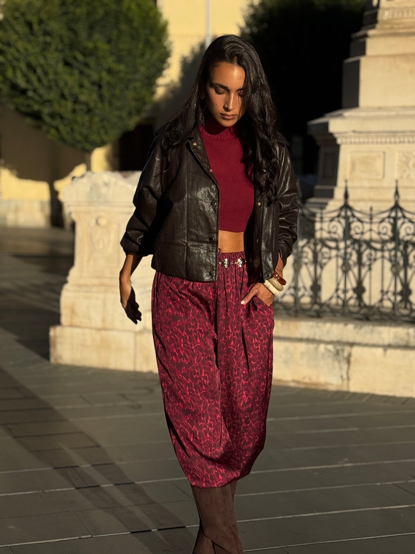 CHAQUETA POLIPIEL BROWN