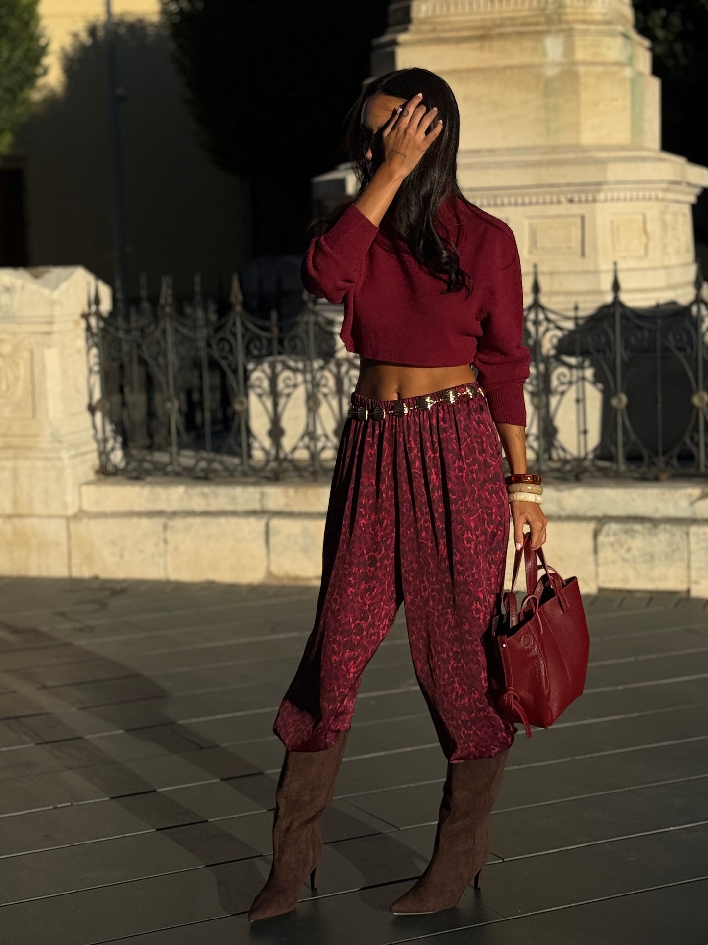 PANTALON SATINADO PRINT