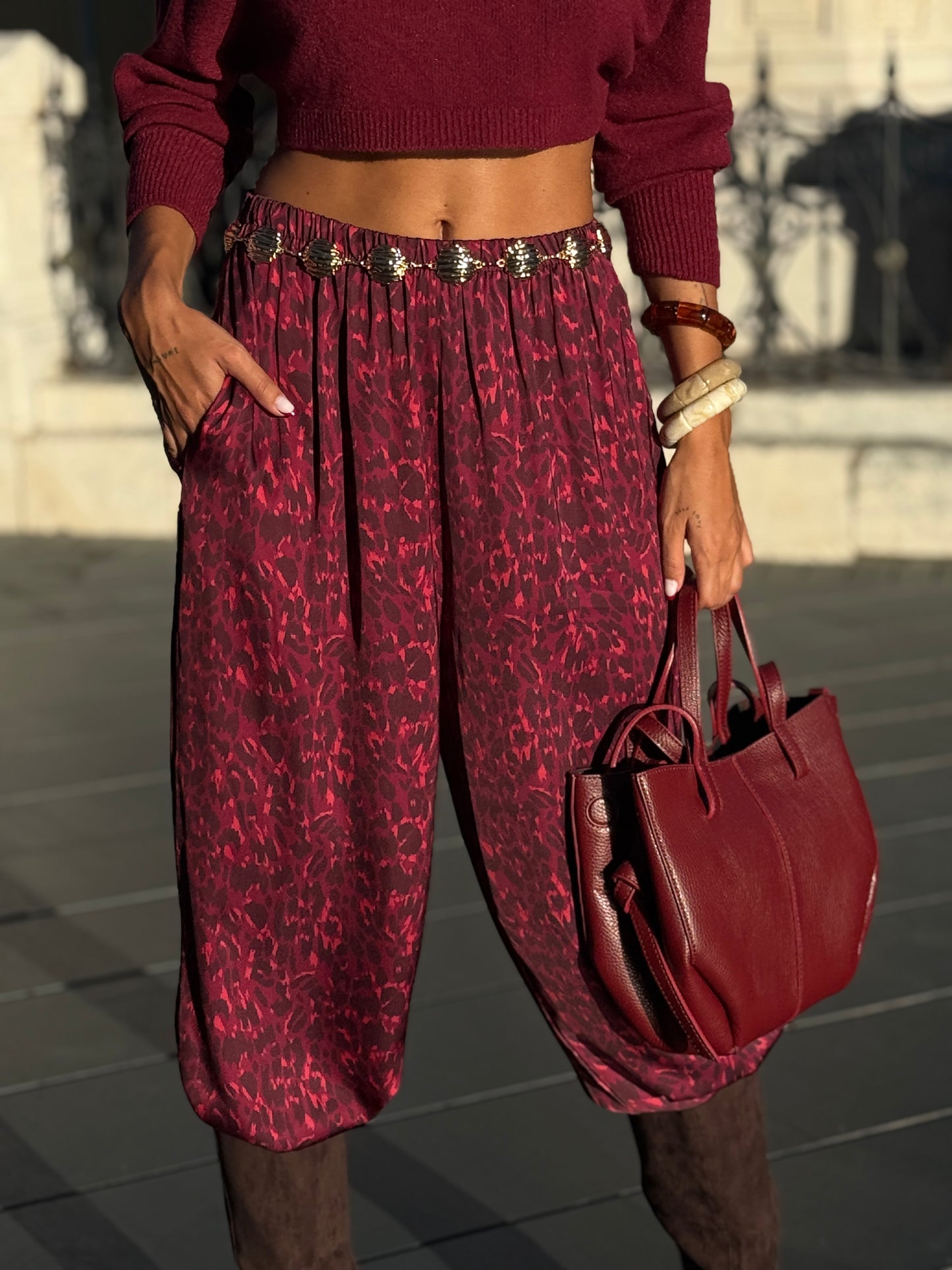 PANTALON SATINADO PRINT