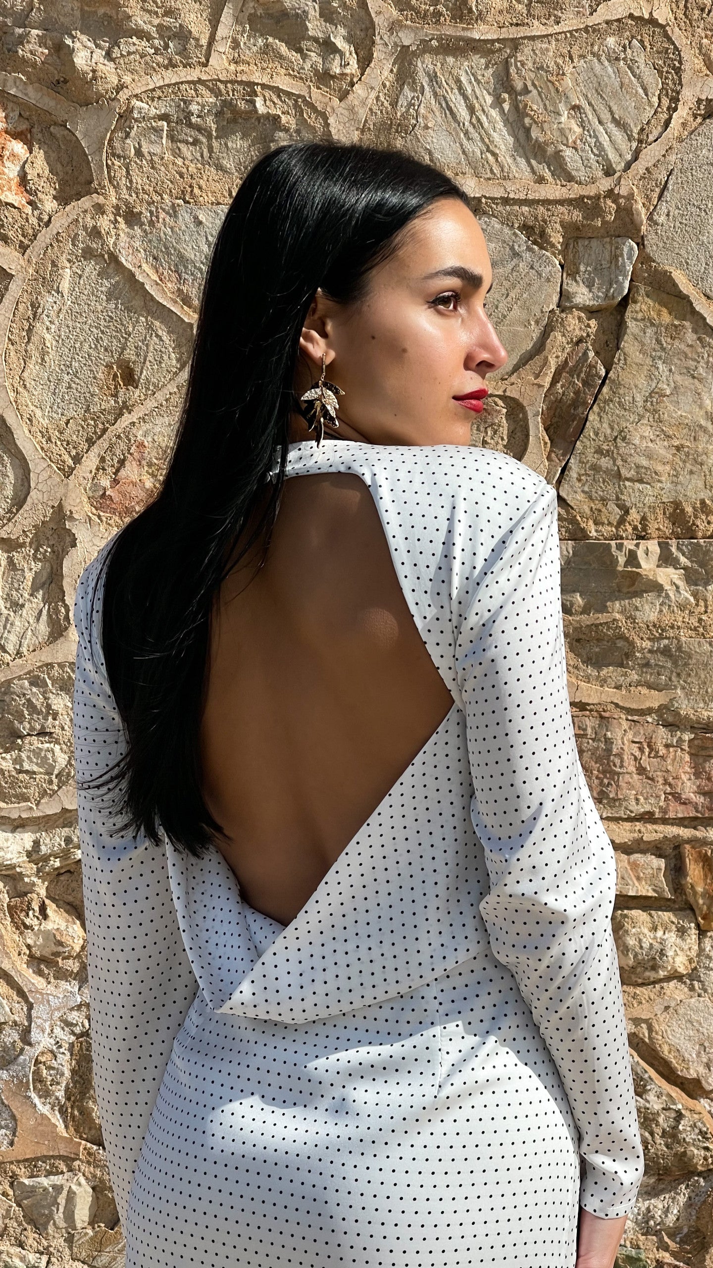 VESTIDO MEGAN LUNARES