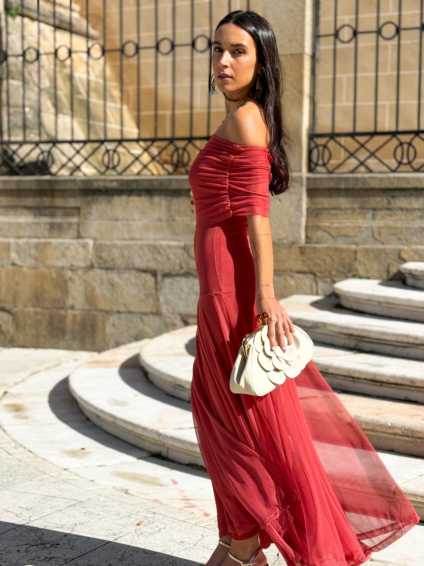 VESTIDO VERA TERRACOTA