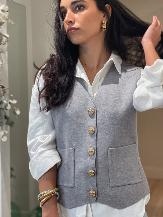 CHALECO TELMA GREY