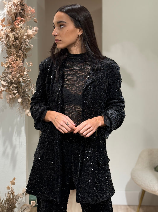 BLAZER TERCIOPELO BLACK