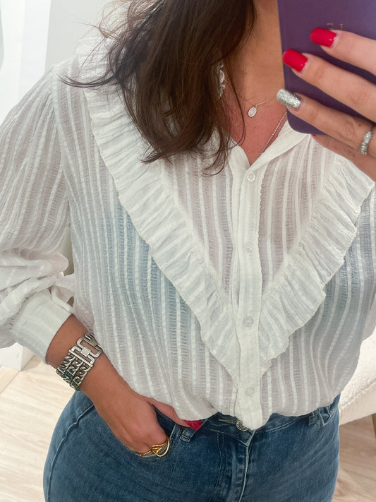 CAMISA ANTONELLA WHITE