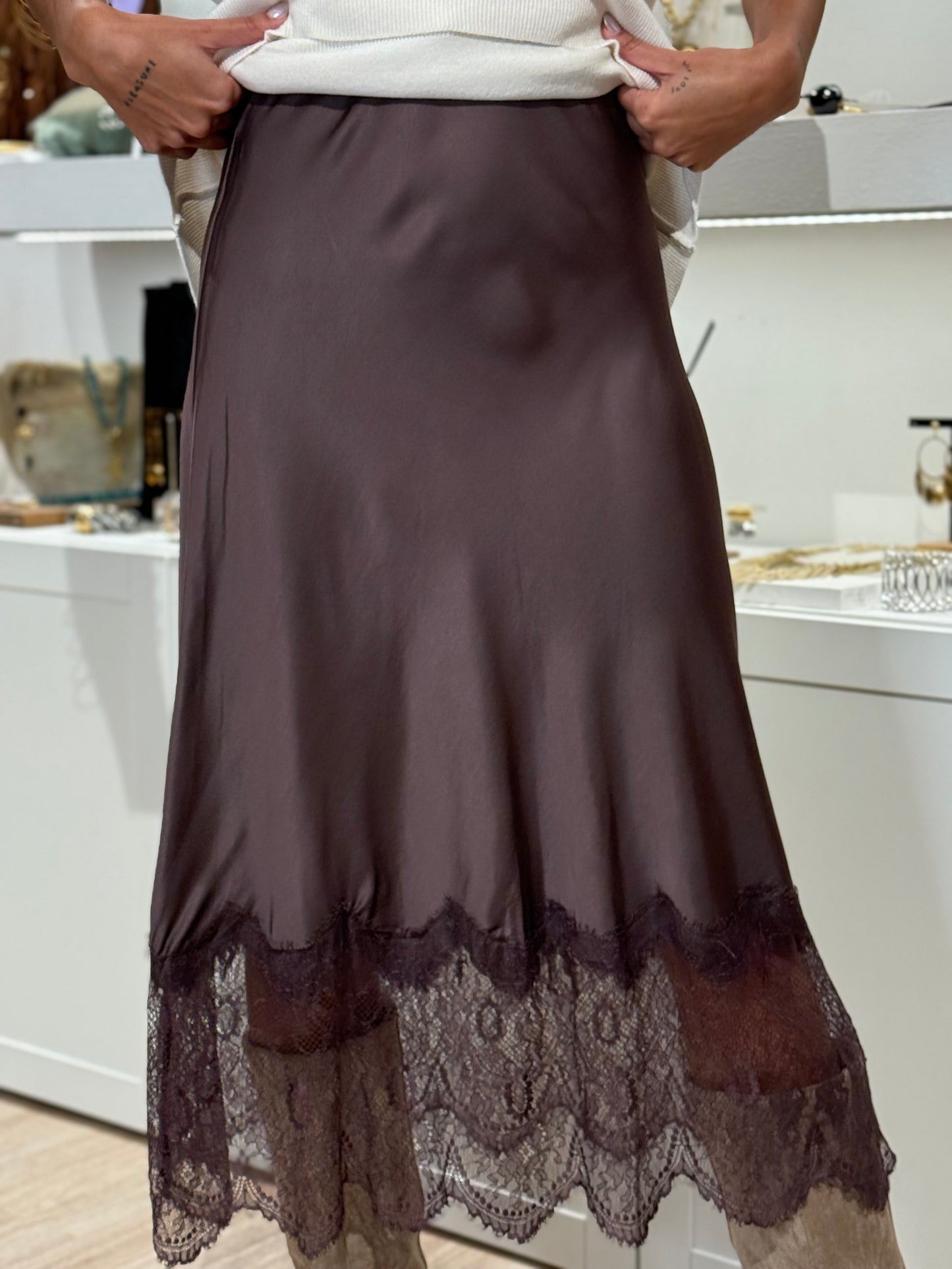 FALDA GALA BROWN