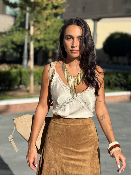 LENCERA ENCAJE BEIGE