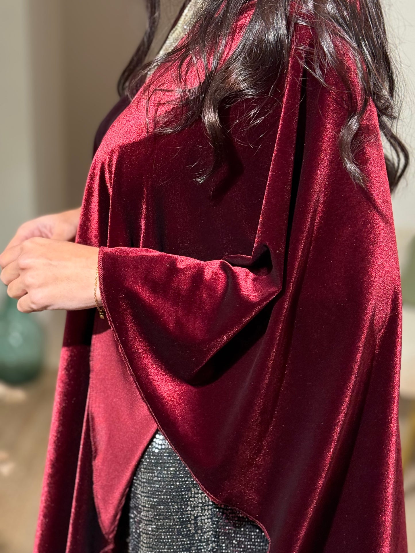 CAPA TERCIOPELO BURDEOS