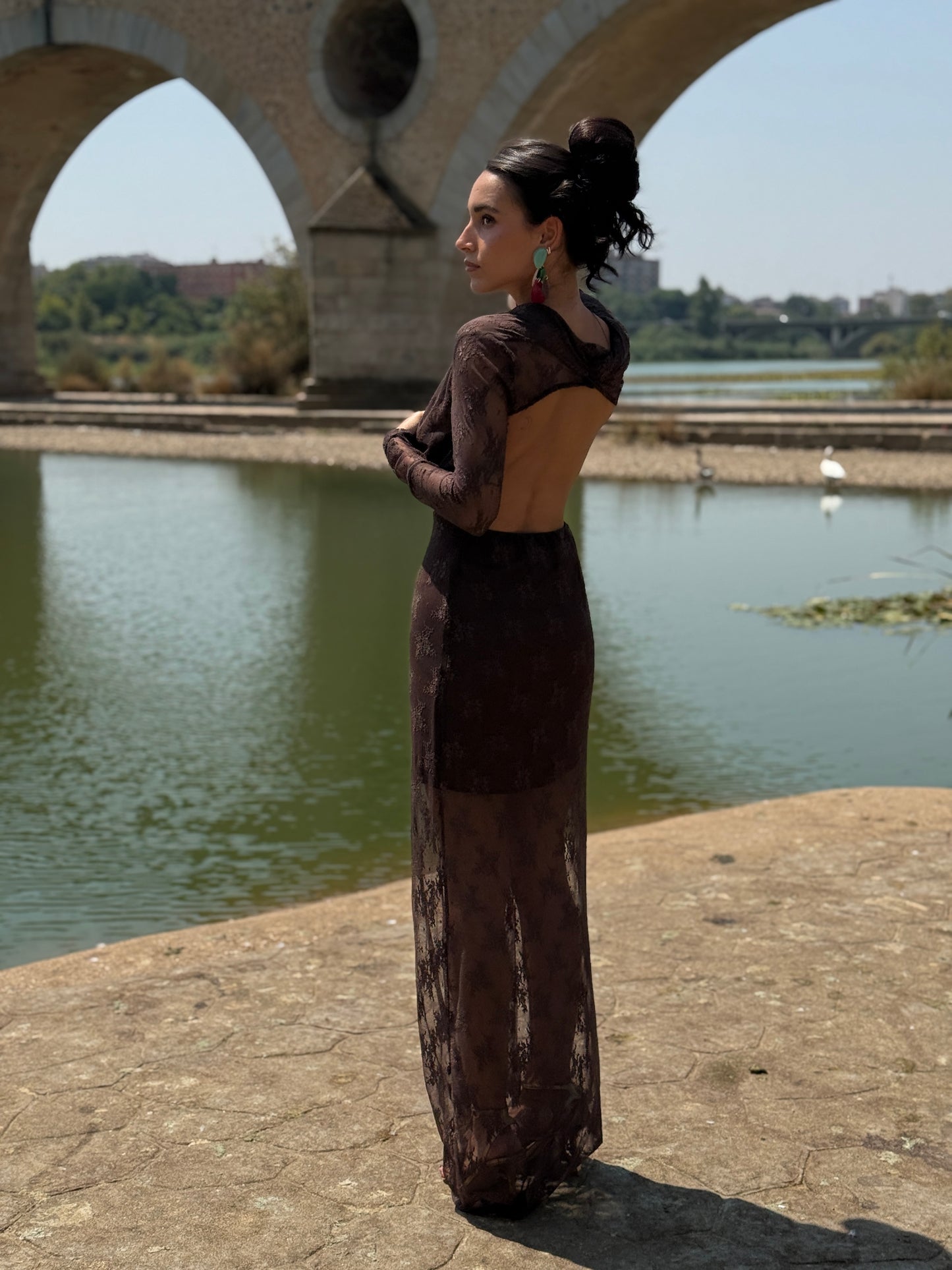 VESTIDO MARGOT BROWN