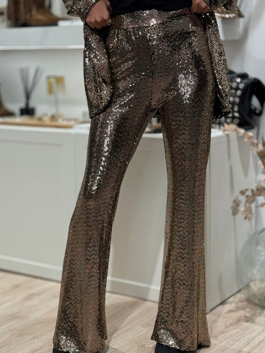PANTALON PARTY GOLD