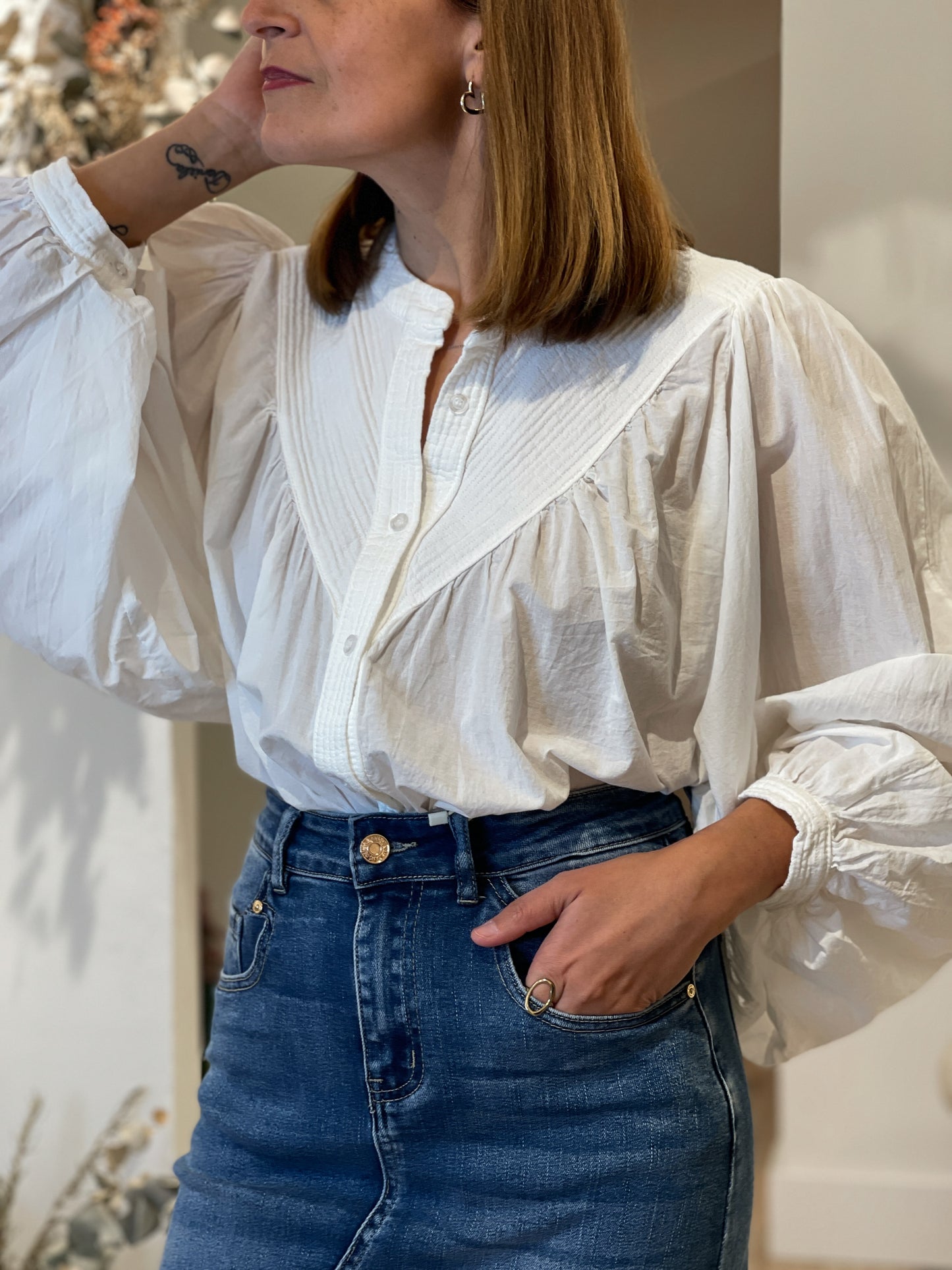 BLUSA ALGODON BLANCA